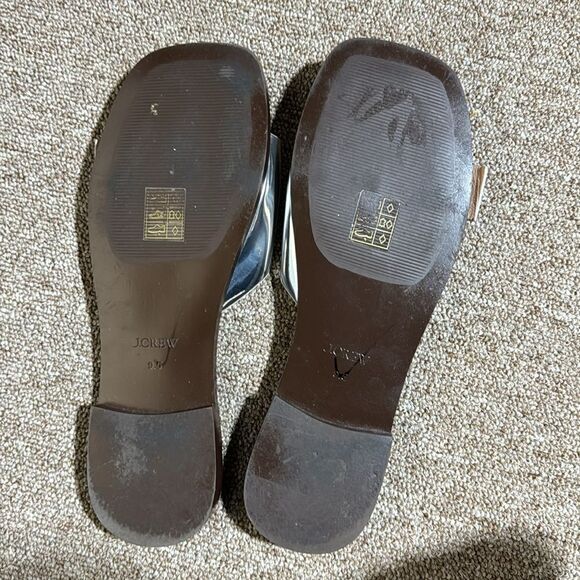J.Crew Callie sandals in metallic leather - Picture 4 of 4
